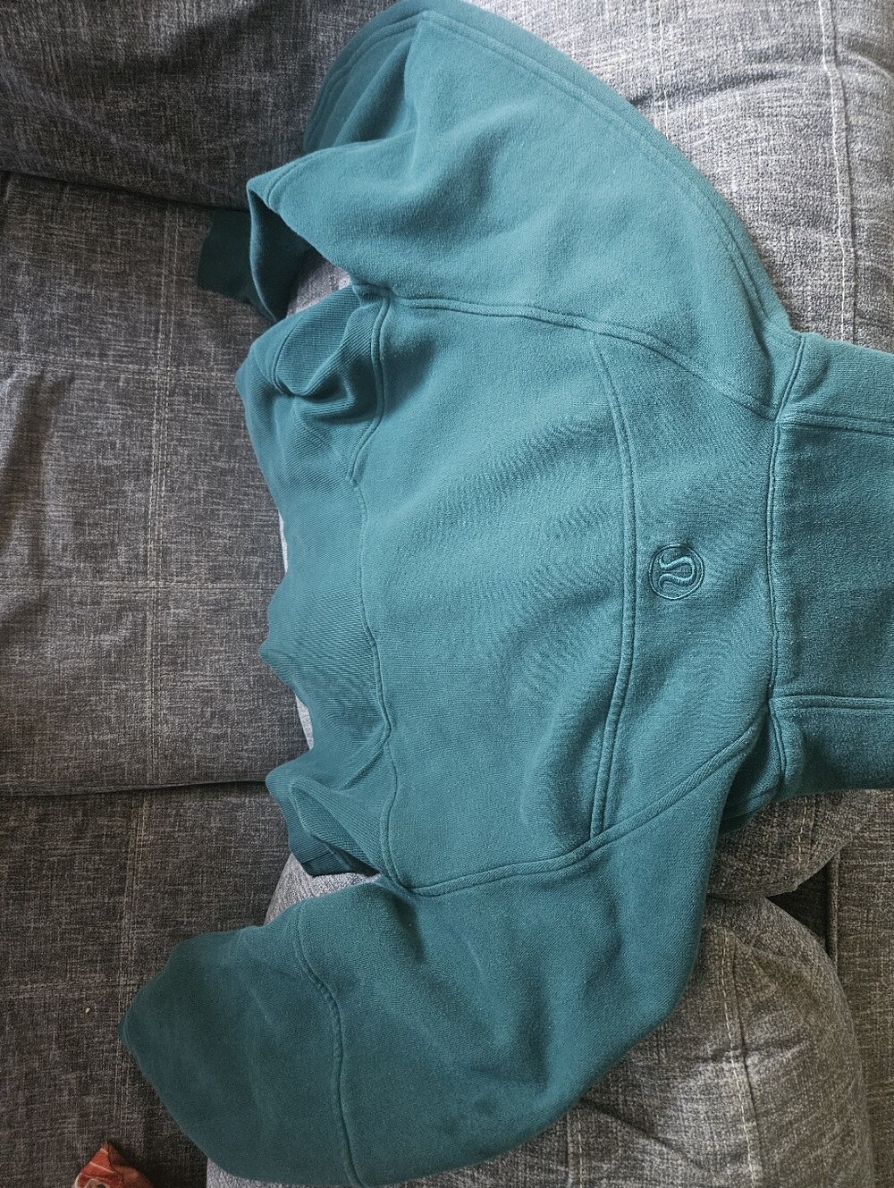 Lululemon Scuba Oversized Full Zip Hoodie in Green Jasper. Xs/S - Picture 5 of 9